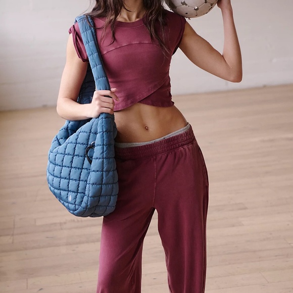 FP Movement by Free People Pants - Free People Movement Hot Shot Crossover Set in Clove in various NWT